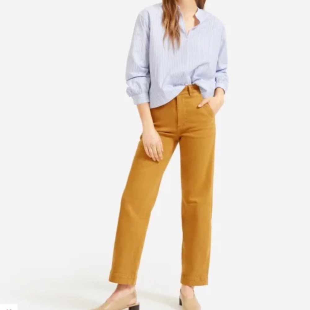 Everlane Cropped Straight Leg Jeans Size 12
